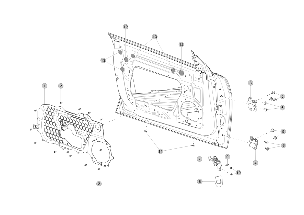 Front Door Hinges and Fittings